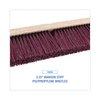 Boardwalk 24 in Sweep Face Broom Heads, Maroon BWK20324